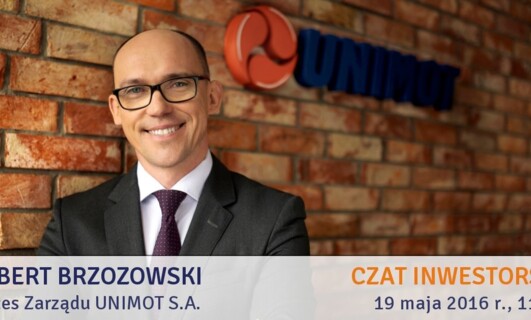 Czat z Robertem Brzozowskim, Prezesem UNIMOT S.A.